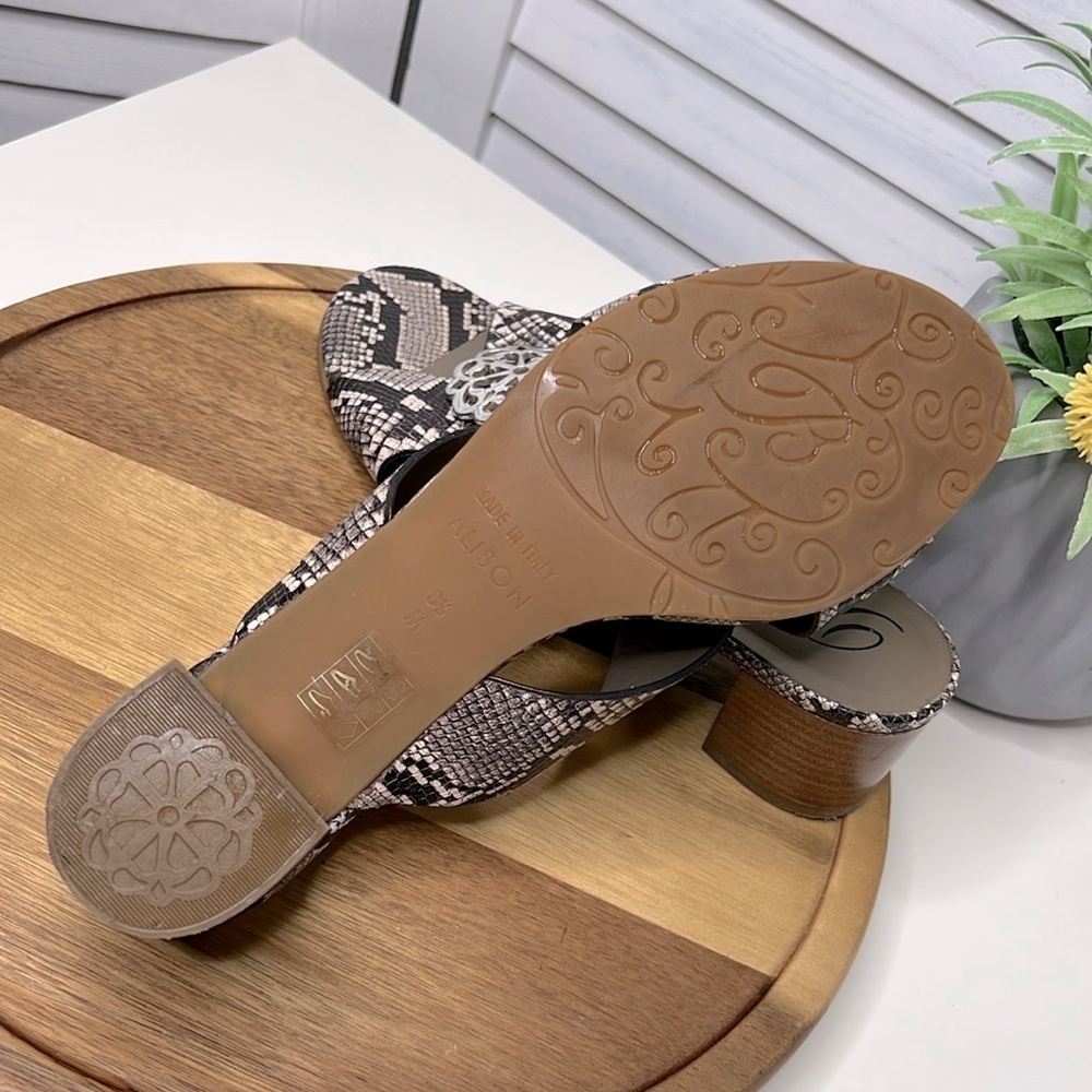 Brighton Alison Neutral Multi Python Crisscross S… - image 8